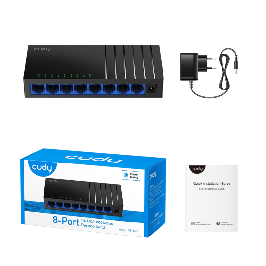 Cudy GS108D 8 Port Gigabit Desktop Switch