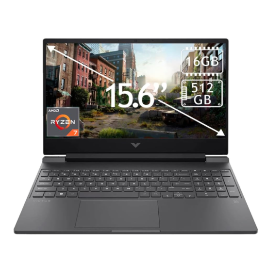 HP Victus 15-FB3093dx 15.6" 144Hz Gaming Laptop, AMD Ryzen 7 7445HS 16GB RAM 512GB NVME SSD NVIDIA GeForce RTX 4050 6GB Wind 11