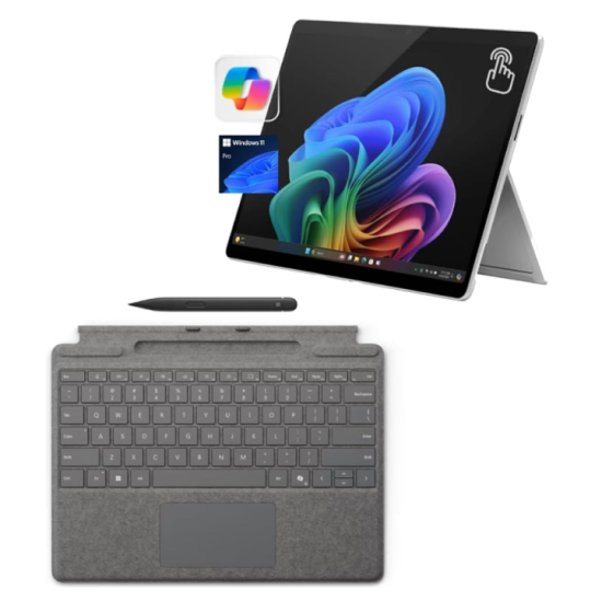 Microsoft Surface Pro 11th 2076 13" 2in1 Laptop Tablet, Snapdragon X 10-Core 16GB RAM 256GB SSD