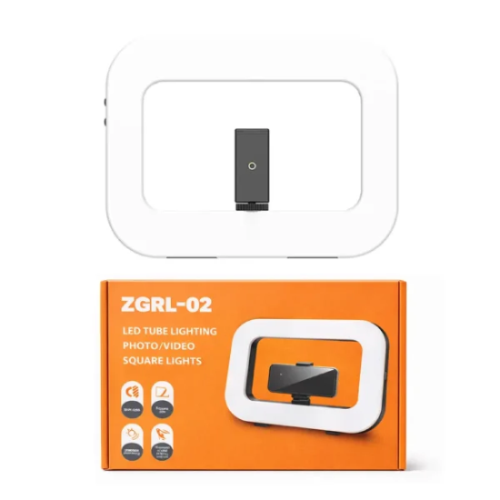 ZGRL-02 RGB LED Selfie & Video Fill Light | 20W | 8000mAh Rechargeable 
