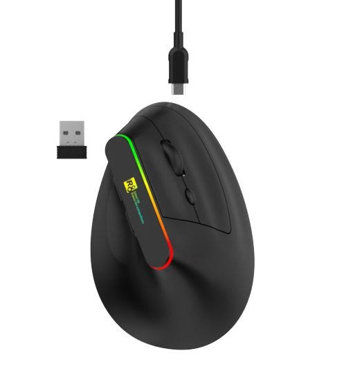 R8 X2 Vertical Dual-Mode Wireless Mouse