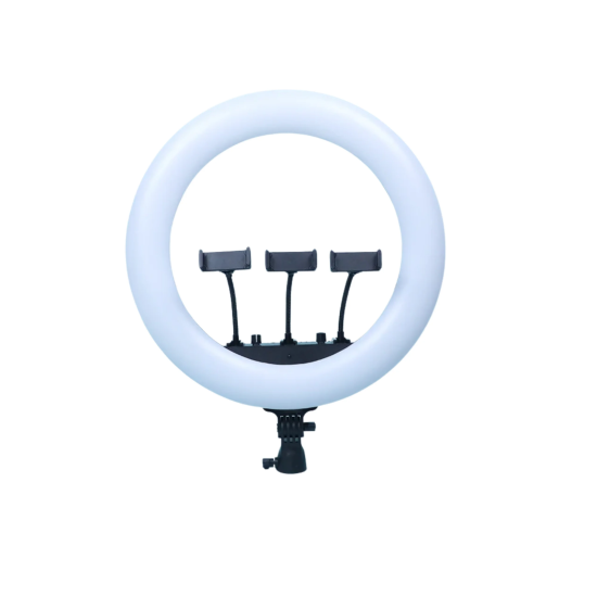 RTAKO AR-GTB01-22 22″ Ring Light with 3 Phone Holders
