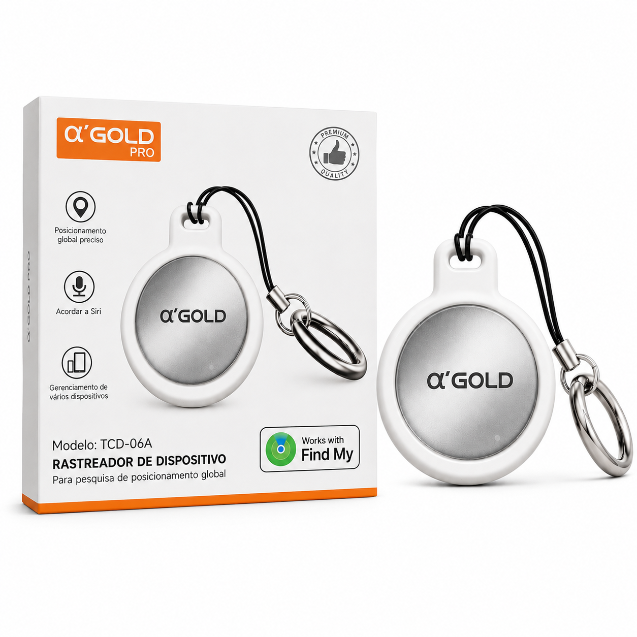 Tag Agold, Smart Tag Locator, Compatible with Find My iPhone 