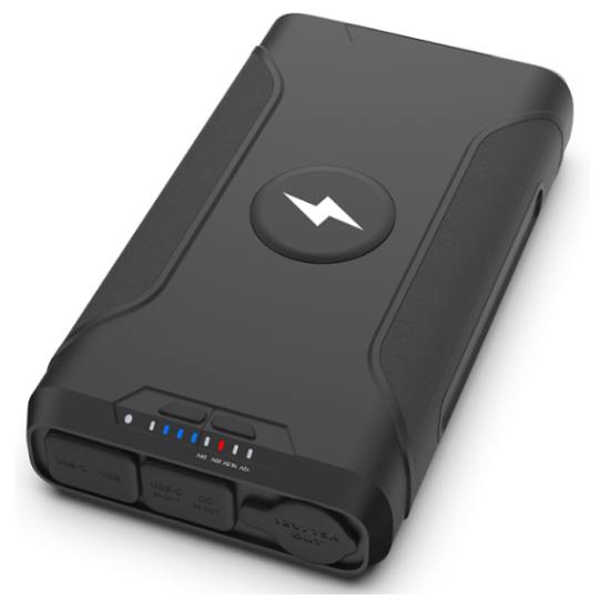 Laptop Power Bank 72000mAh 266Wh | USB-C 60W | DC Laptop Output & Wireless Charging