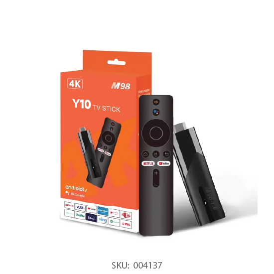 M98 Y10 Android 13.0 TV Stick – Dual-Band Wi-Fi, Bluetooth 4.1, 2GB RAM, 16GB Storage | Fire TV Stick Alternative