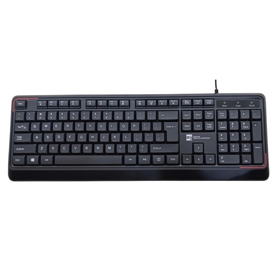 R8 GT204 Business Office Wired Keyboard
