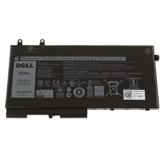 Original Laptop Battery R8D7N 51Wh for Dell Latitude 5400 5410 5500 5510 & Precision 3540 3550