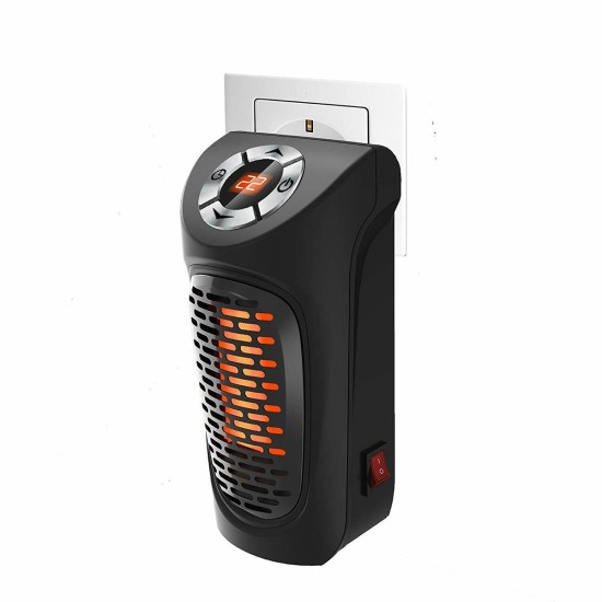 Quigg 350-Watt plug-in mini fan heater